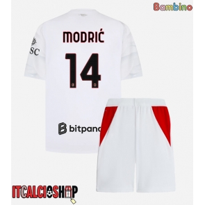AC Milan Luka Modric #14 Seconda Maglia Bambino 2026-27 Manica Corta (+ Pantaloni corti)